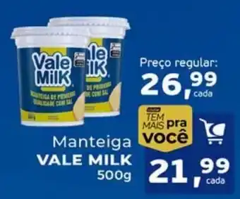 Cometa Supermercados Manteiga vale milk oferta