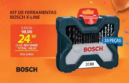 Lojas Cem Kit de ferramentas bosch x-line oferta