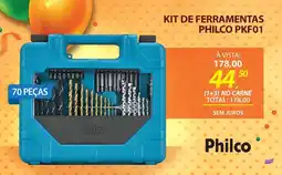 Lojas Cem Kit de ferramentas philco pkf01 oferta
