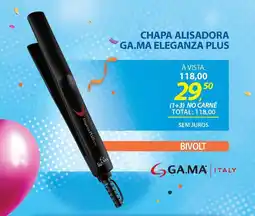 Lojas Cem Chapa alisadora ga.ma eleganza plus oferta
