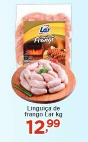 Rossi Supermercado Linguica de Frango Lar 1kg oferta