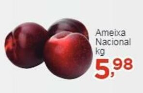 Rossi Supermercado Ameixa Nacional 1kg oferta