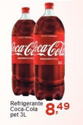 Rossi Supermercado Refrigerante Coca Cola pet 3L oferta