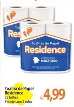 Atacadão Toalha de Papel Residence oferta
