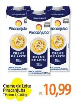 Atacadão Creme de Leite Piracanjuba oferta