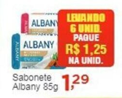 Rossi Supermercado Sabonete Albany 85g oferta