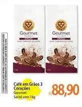 Atacadão Gourmet - café em grãos 3 corações oferta