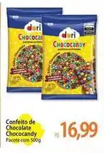 Atacadão Dori - confeito de chocolate chococandy oferta