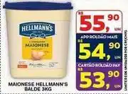 Roldão Mais - maionese balde 3kg oferta