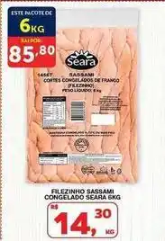 Roldão Seara - filezinho sassami congelado oferta
