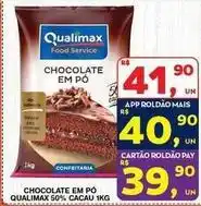 Roldão Qualimax - chocolate em po 50% cacau oferta