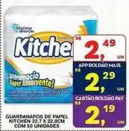 Roldão Kitchen - guardanapos de papel oferta