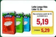 Spani Atacadista Lider - leite longa vida oferta