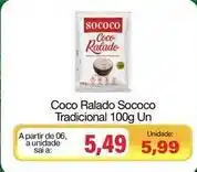 Spani Atacadista Sococo - coco ralado tradicional 100g un oferta