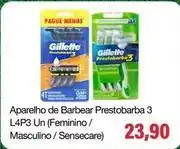 Spani Atacadista Gillette - aparelho de barbear prestobarba 3 l4p3 un (feminino / masculino / sensecare) oferta