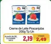 Spani Atacadista Piracanjuba - creme de leite 200g tp un oferta