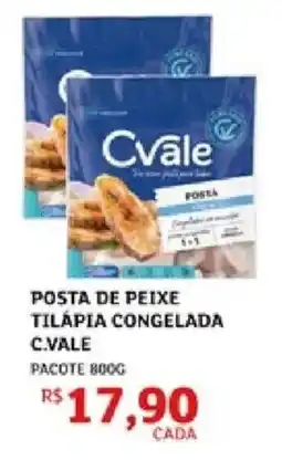 Assaí Atacadista Posta de peixe tilápia congelada c.vale oferta