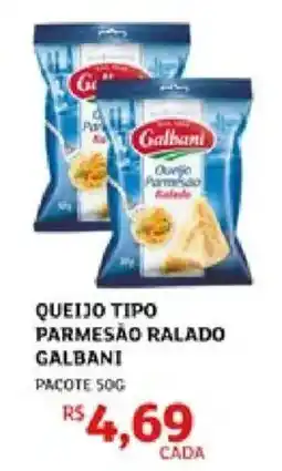 Assaí Atacadista Queijo tipo parmesão ralado galbani oferta