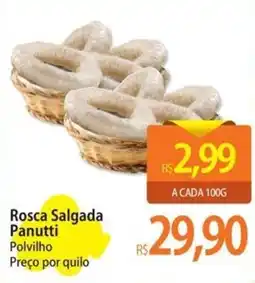 Atacadão Rosca Salgada Panutti Polvilho oferta