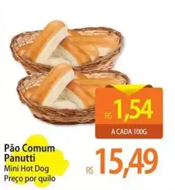 Atacadão Pão Comum Panutti Mini Hot Dog oferta