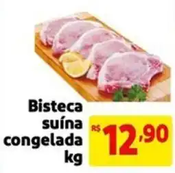 Mercado Extra Bisteca suína congelada oferta