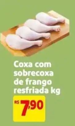 Mercado Extra Coxa com sobrecoxa de frango resfriada oferta