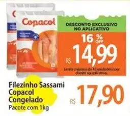 Atacadão Filezinho sasammi copacol congelado oferta