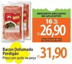 Atacadão Bacon Defumado Perdigão oferta