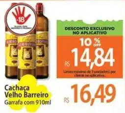 Atacadão Cachaca Velho Barreiro oferta