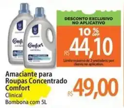 Atacadão Amacianete para Roupas Concentrado Comfort Clinical oferta