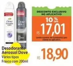 Atacadão Desodorante Aerossol Dove Vários tipos oferta