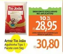 Atacadão Arroz tio joão agulhinha tipo 1 oferta