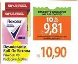 Atacadão Rexona - desodorante roll-on oferta