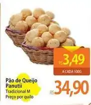 Atacadão Tradicional - pão de queijo panutii oferta