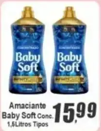Panelão Amaciante baby soft conc. oferta