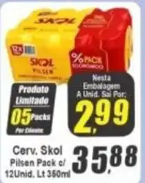Panelão Cerv. Skol Pilsen Pack oferta
