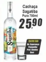 Panelão Cachaça Sagatiba Pura oferta