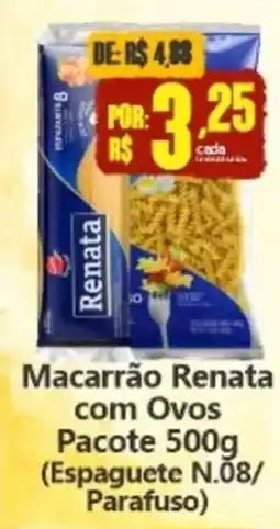 Big Supermercados Macarrão renata com ovos oferta