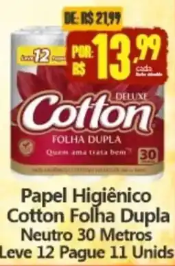 Big Supermercados Papel Higiênico Cotton Folha Dupla Neutro oferta