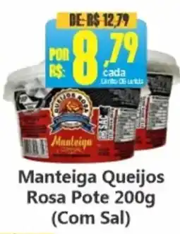 Big Supermercados Manteiga Queijos Rosa oferta