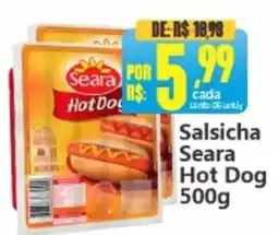 Big Supermercados Salsicha Seara Hot Dog oferta