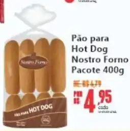 Big Supermercados Pão para hot dog nostro forno oferta