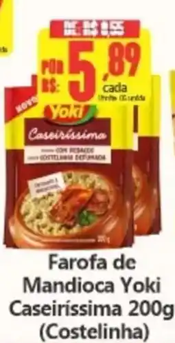 Big Supermercados Farofa de Mandioca Yoki Caseiríssima oferta