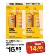 Fort Atacadista Seda - kit shampoo + condicionador oferta
