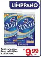 Fort Atacadista Limppano - pano furatto multiuso azul oferta
