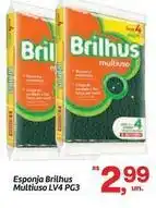 Fort Atacadista Brilhus - esponja multiuso lv4 pg3 oferta