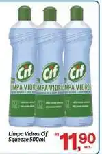 Fort Atacadista Cif - limpa vidros squeeze oferta