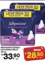 Fort Atacadista Leve - absorvente sempre liure noite/ dia c/ 32 un oferta