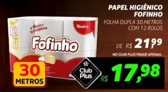Supermercado Cubatao Papel higiênico fofinho oferta