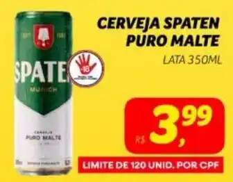 Supermercado Cubatao Cerveja spaten puro malte oferta